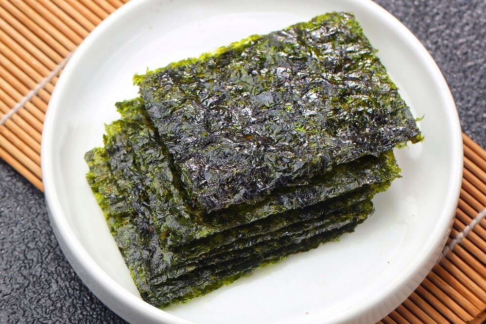 器に盛られた焼きのり