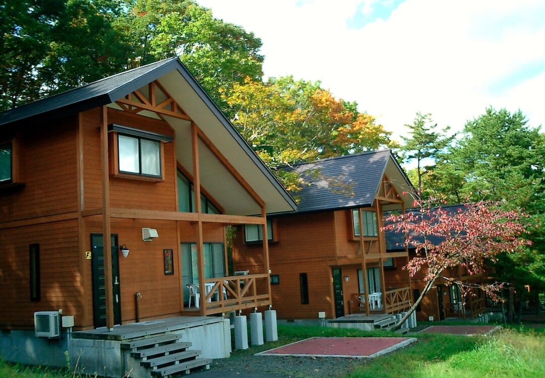 みやぎ蔵王きららの森キャンプ場のコテージ