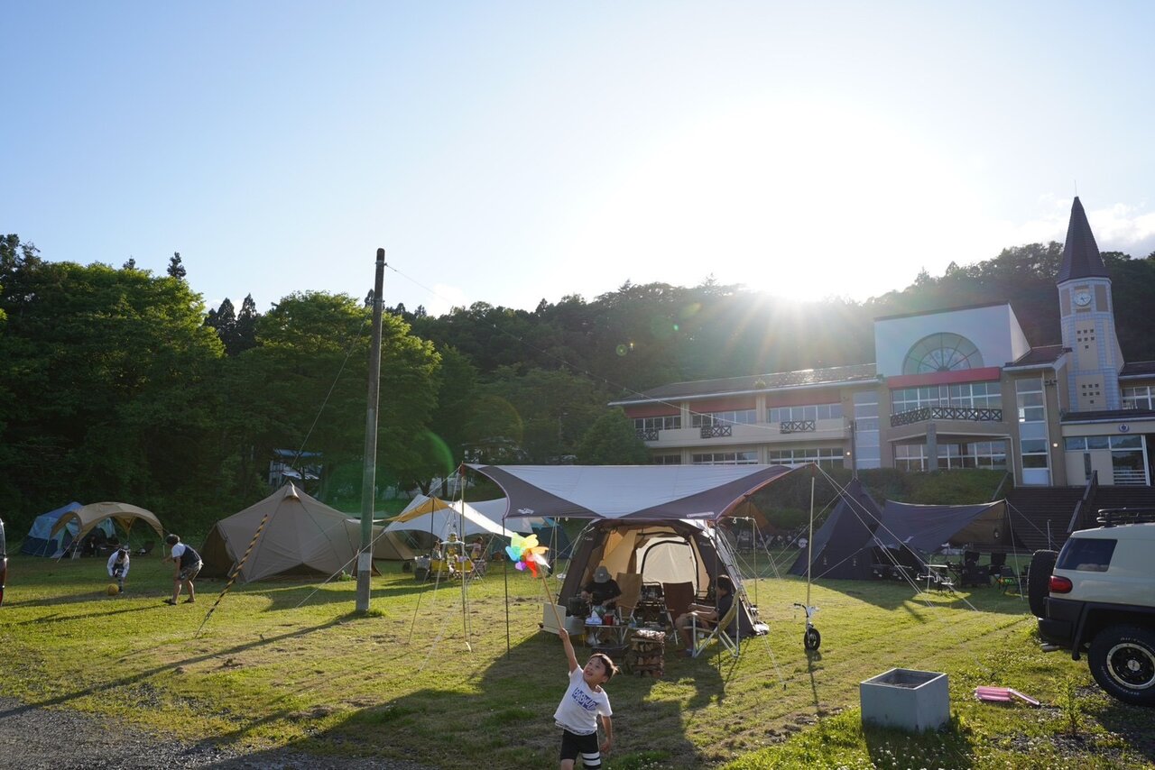HASEKURA CAMP FIELD全体の様子