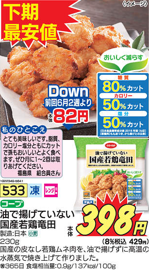 若鶏竜田の画像