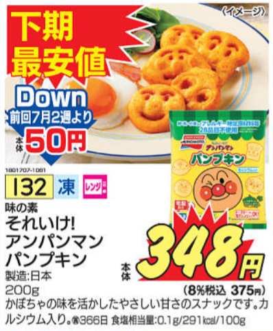 コープのアンパンマンパンプキン