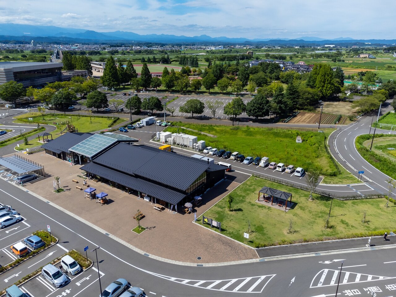 道の駅かくだの全景