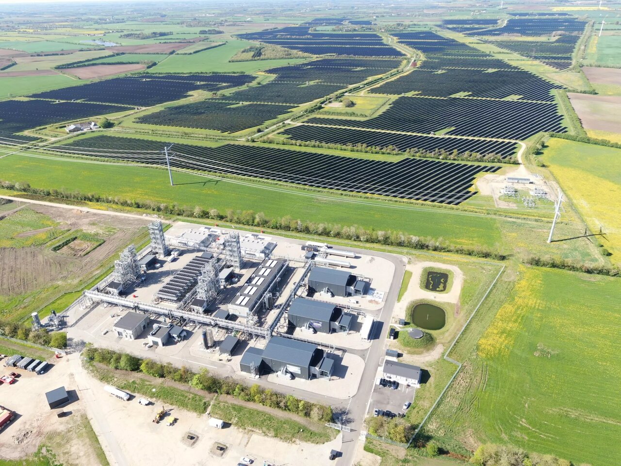 The Kasso e-methanol facility in Denmark – Image courtesy of European Energy
