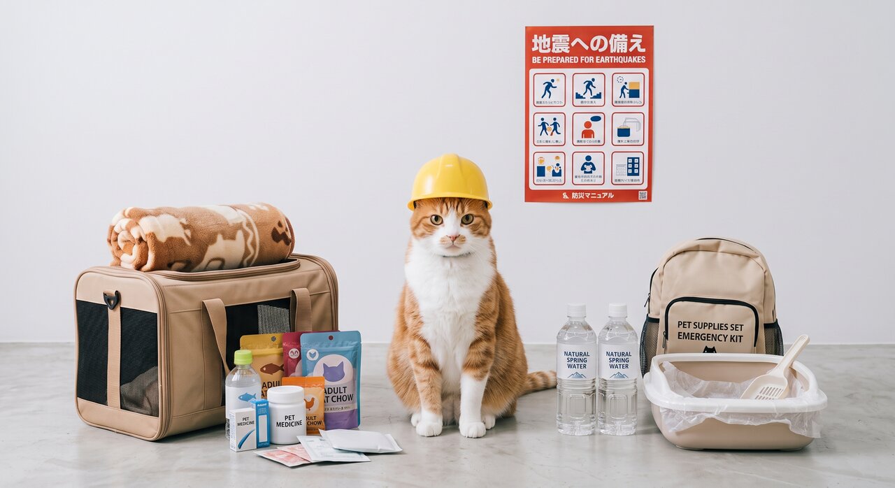 愛猫を“守る”ための防災グッズ｜後悔しないための準備と心構え