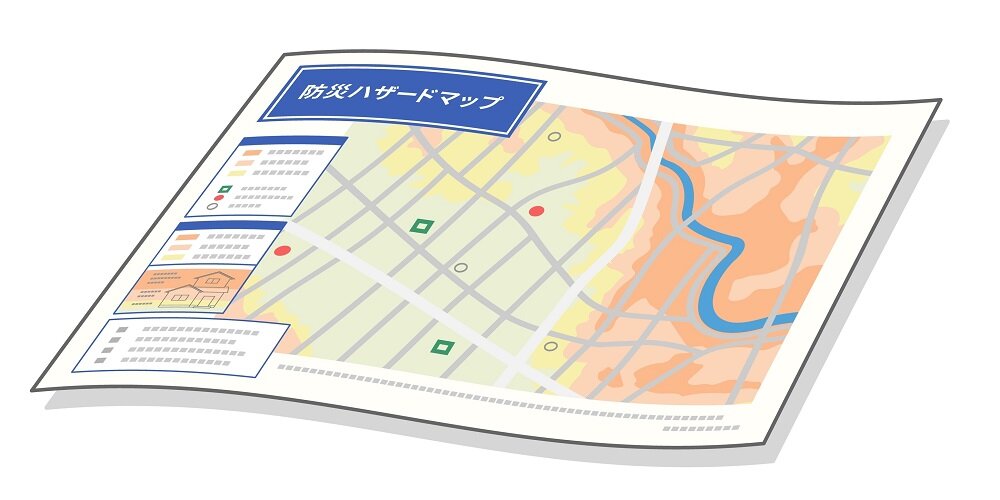 災害時に活用するハザードマップ