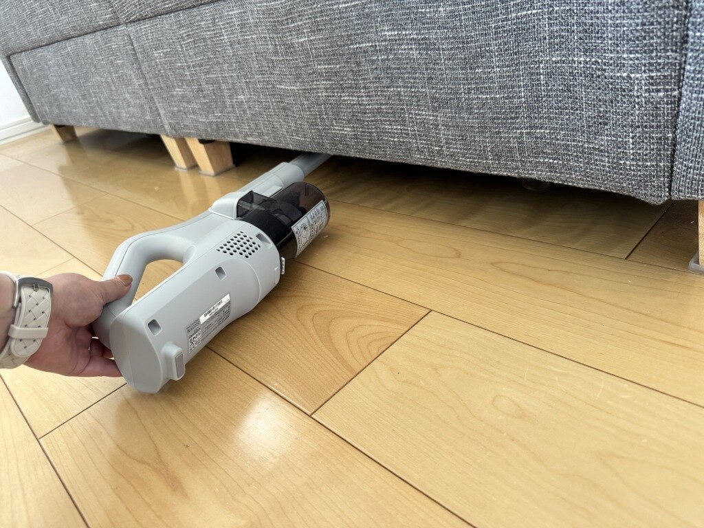 ヘッドを奥まで入れたマジカリーナ