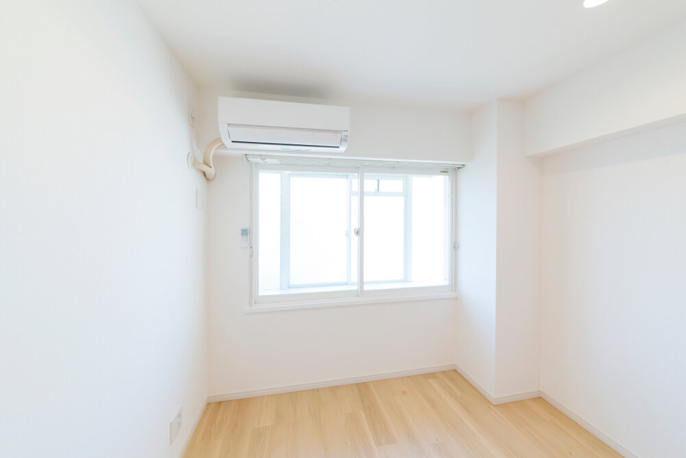 部屋に設置されているエアコン