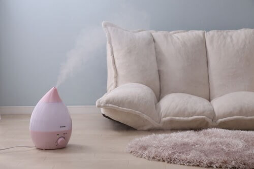 超音波式のアイリスオーヤマの加湿器