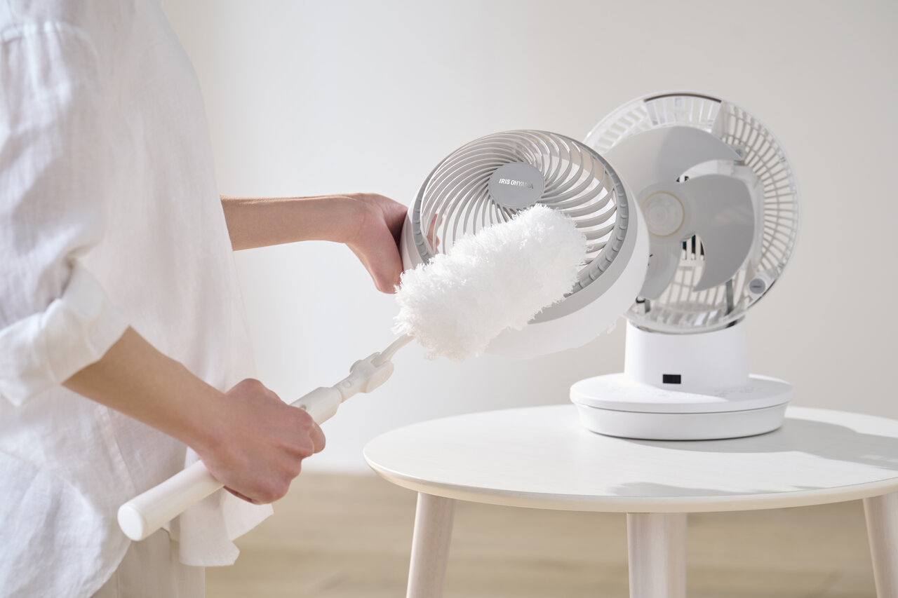 掃除中のサーキュレータ