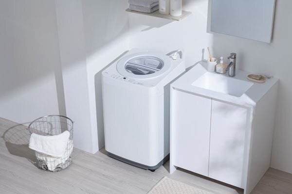 洗濯機 5kg OSH fit ガチ落ち極渦洗浄 ラクとれLOW設計／ITW-50B01 ホワイト