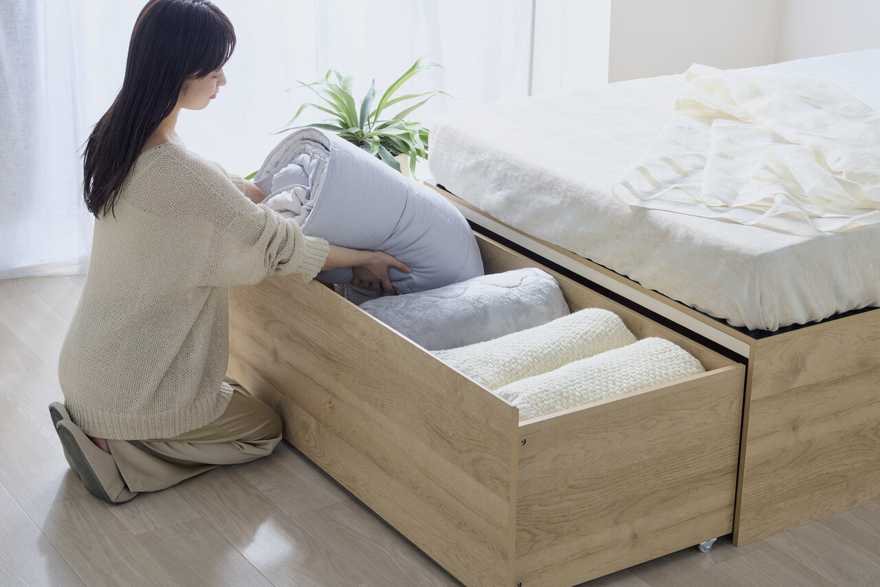 フット側の収納