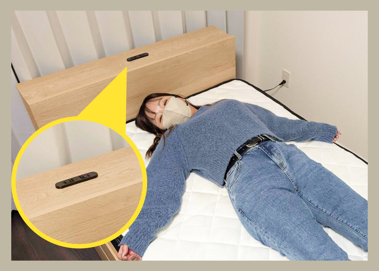 枕もとのコンセント