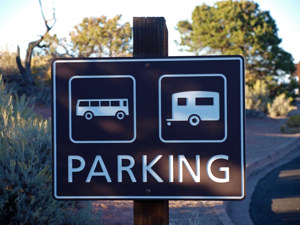 RVパークの看板