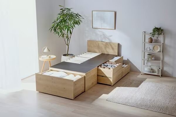 アイリスオーヤマの超大容量収納ベッド