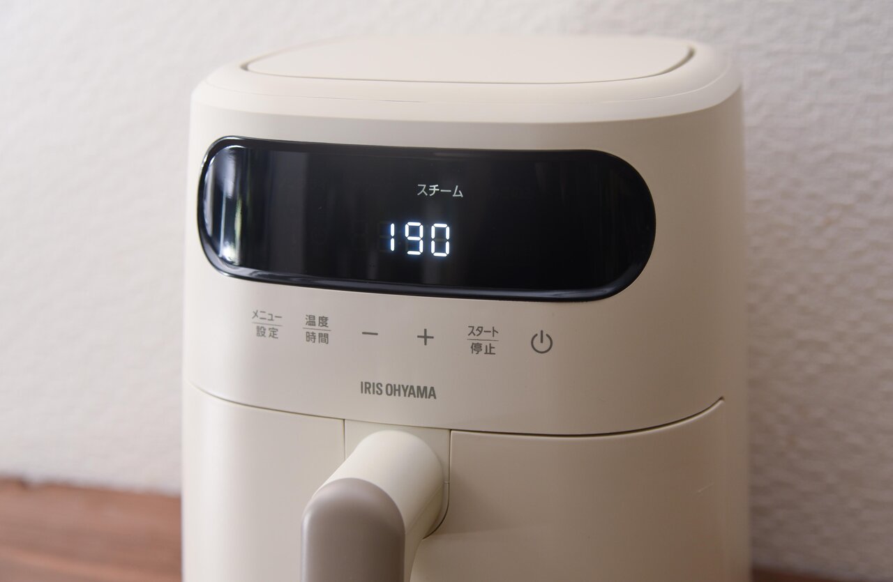 運転中のエアフライヤー