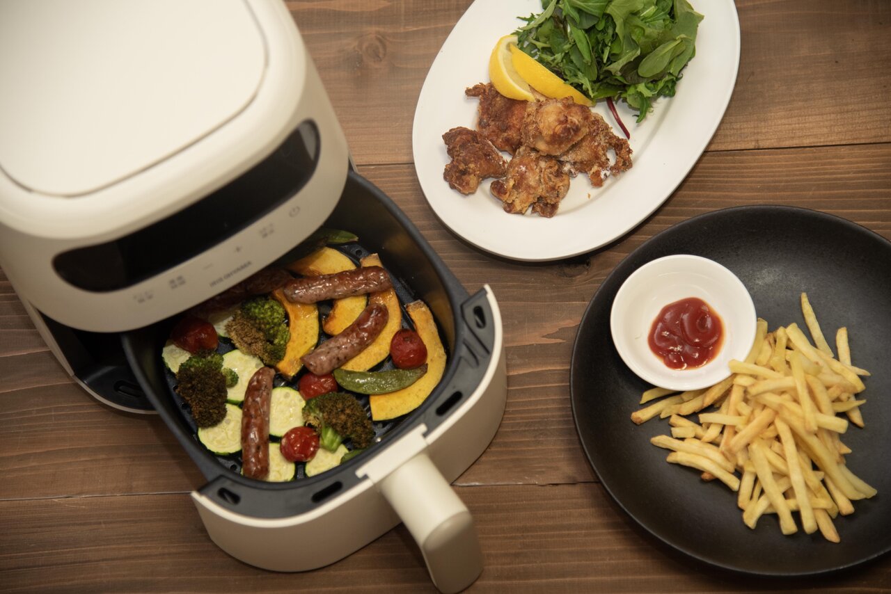 エアフライヤーの調理例