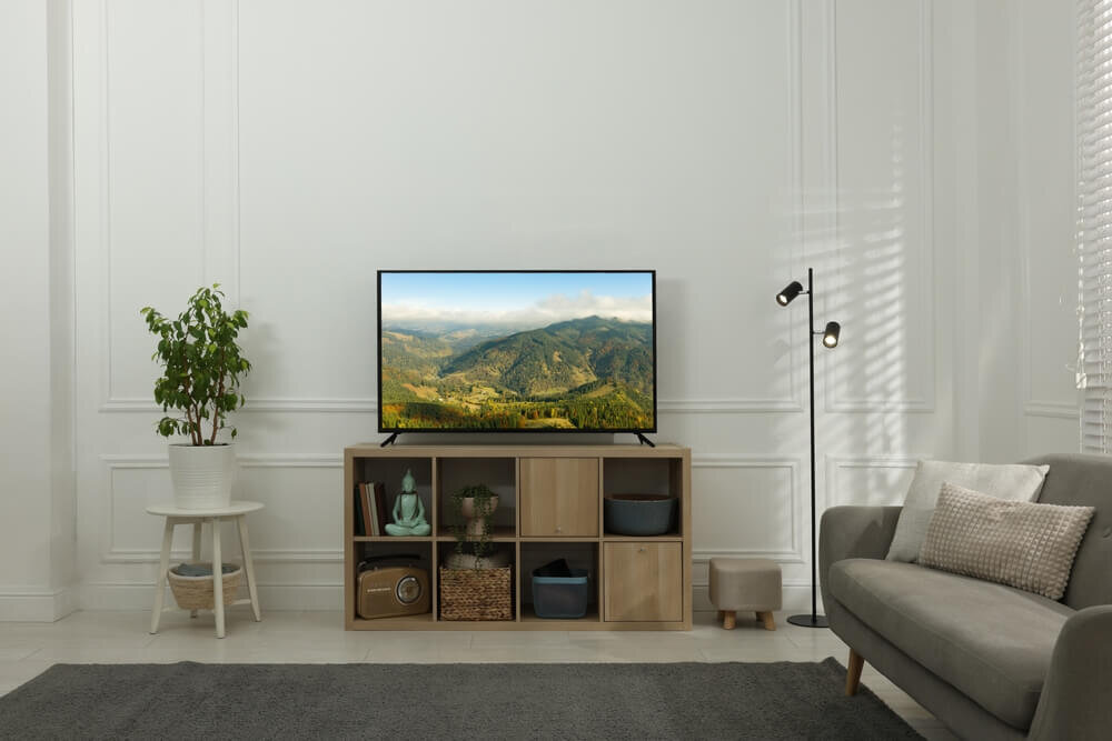 部屋に置かれたテレビ