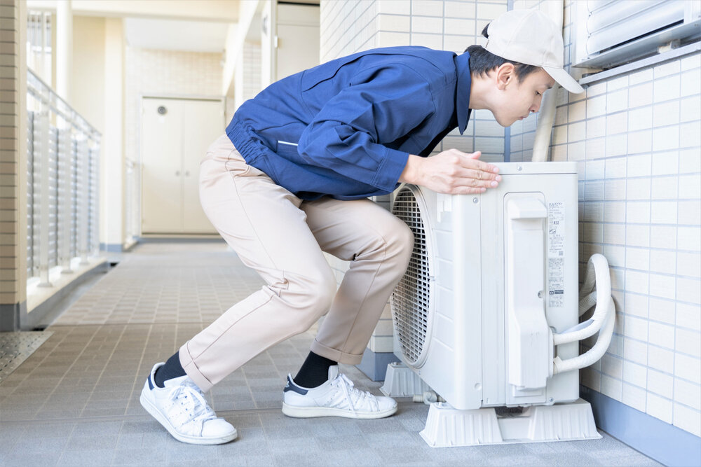 室外機を設置する業者