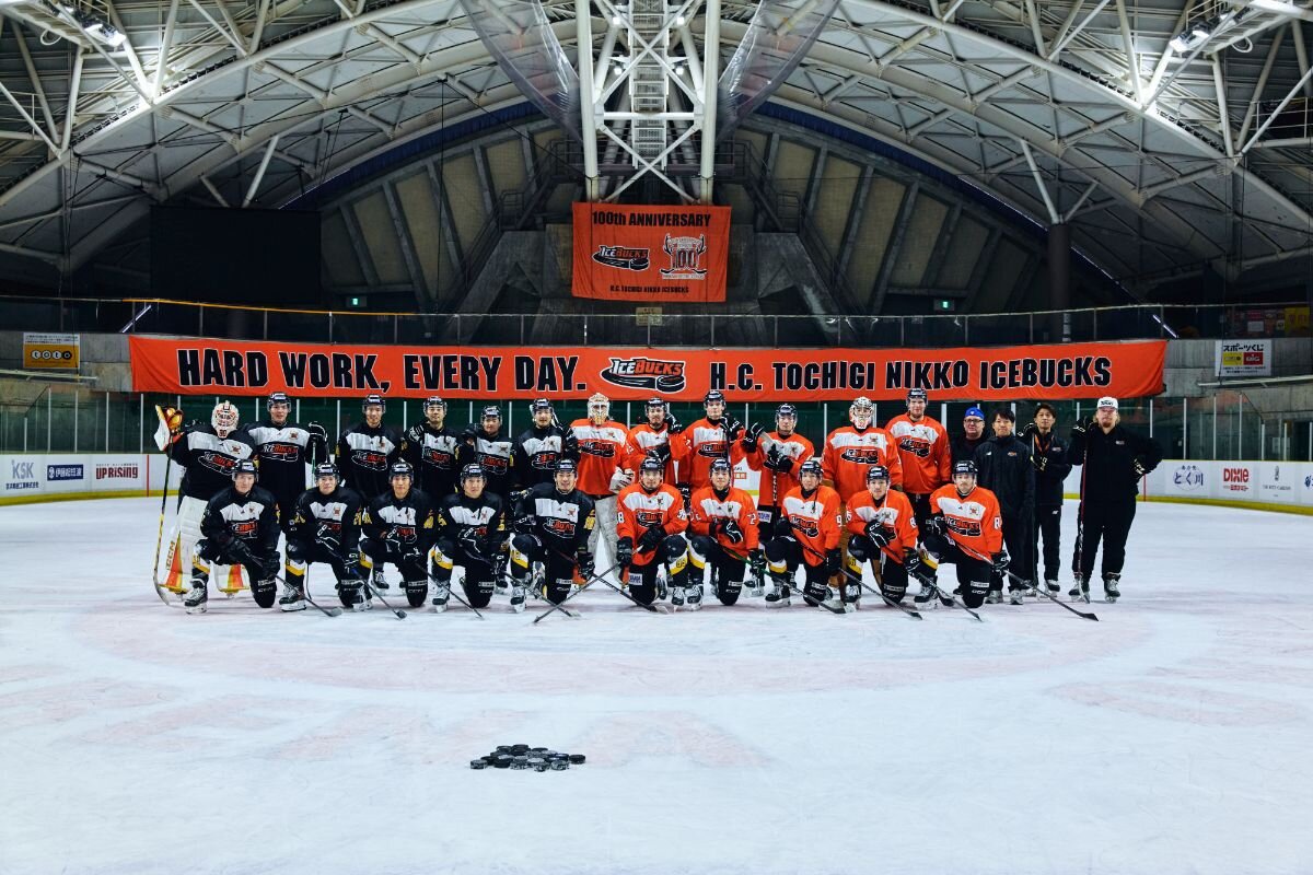 アイスホッケー取材