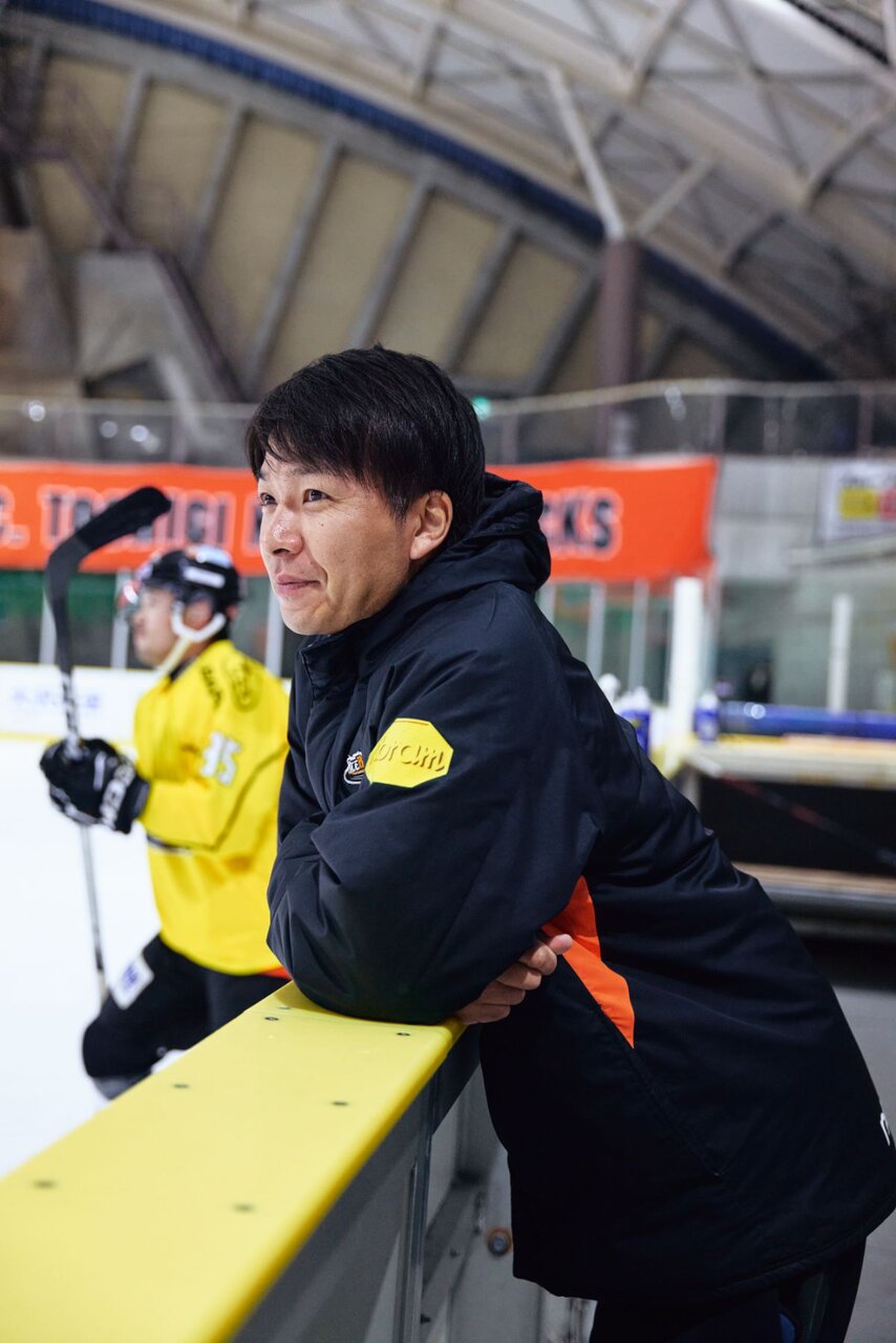 アイスホッケー取材