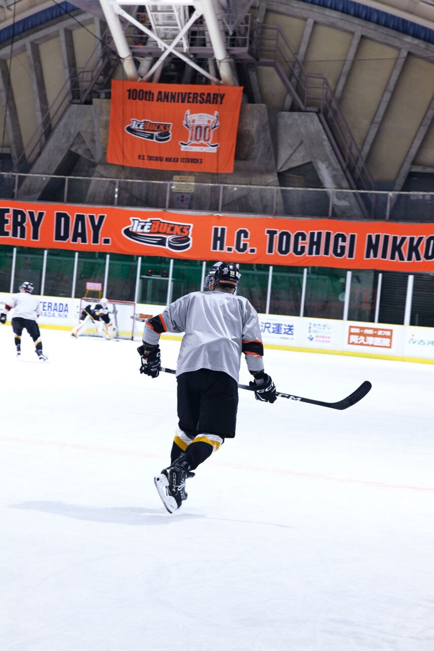 アイスホッケー取材