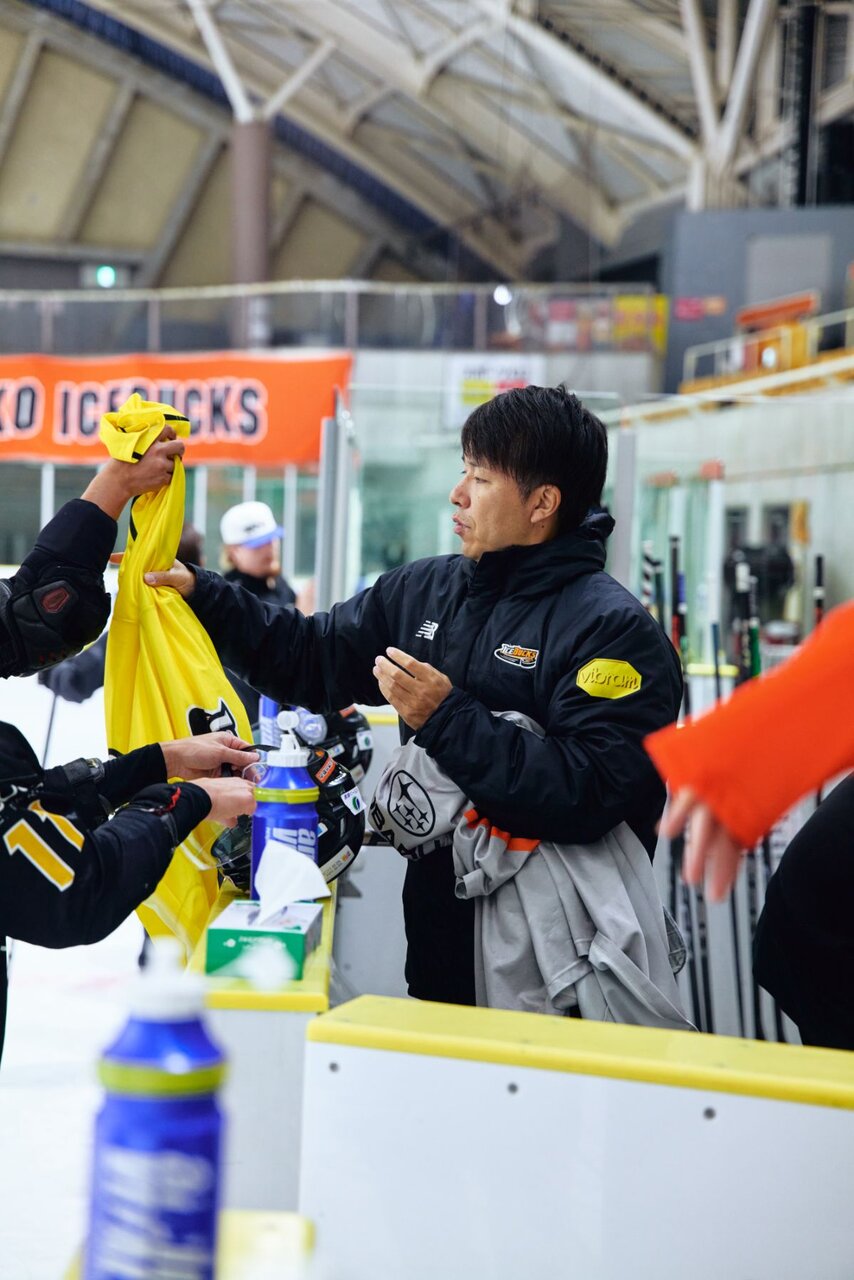 アイスホッケー取材