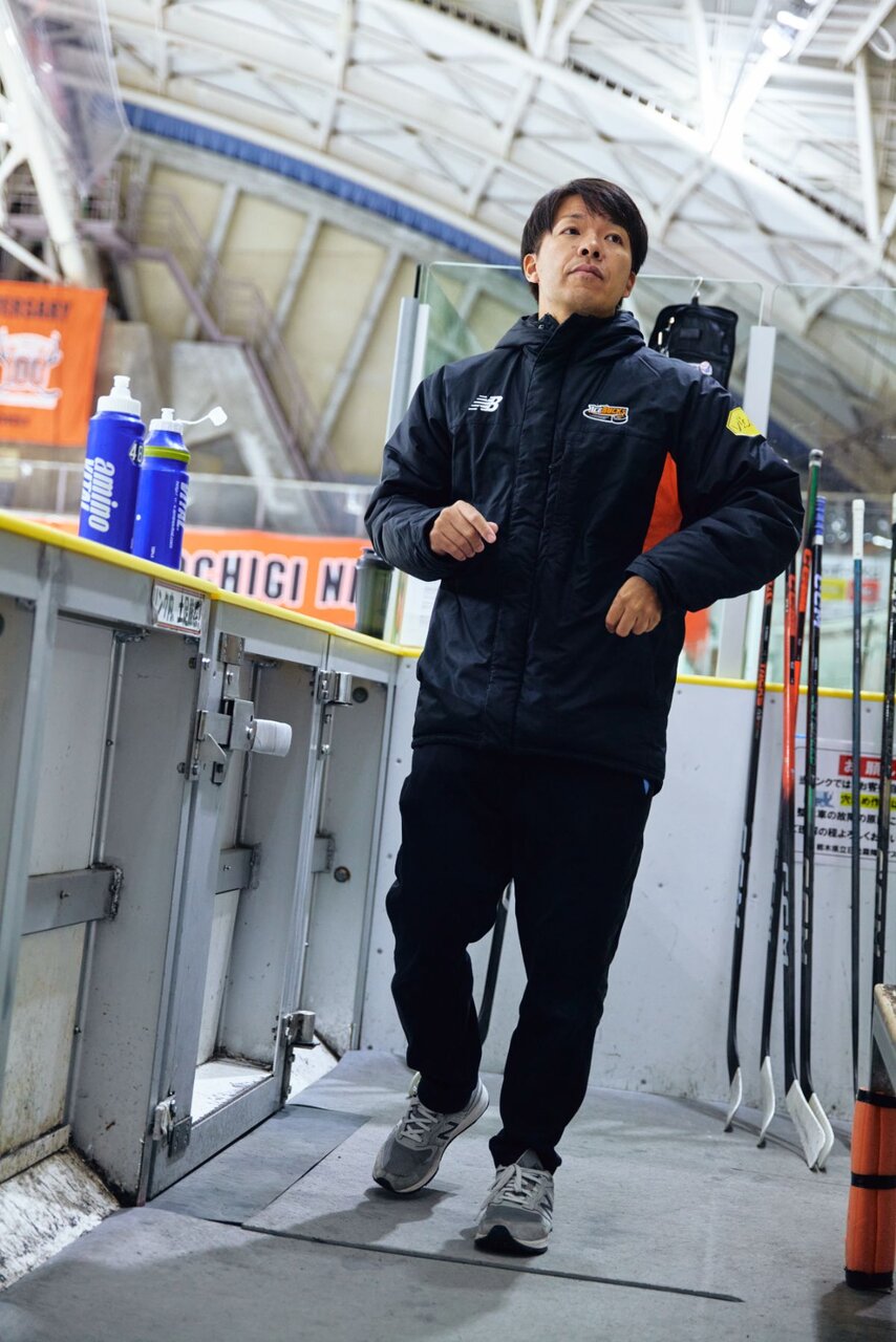 アイスホッケー取材