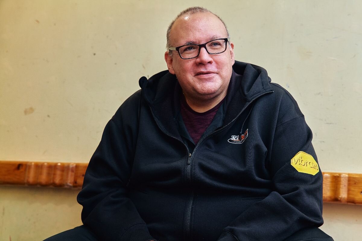 アイスホッケー取材