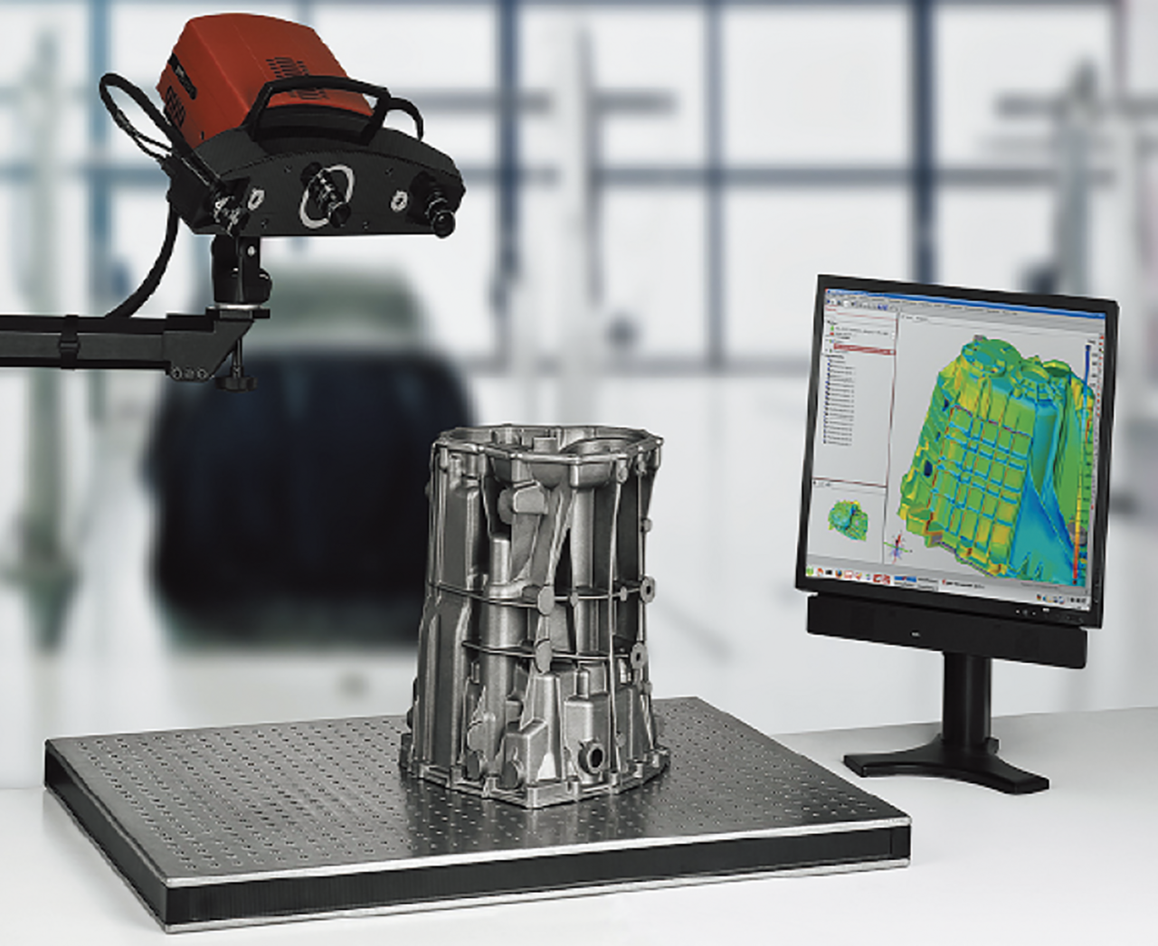 3Dカメラ付非接触測定機（デジタイザー）