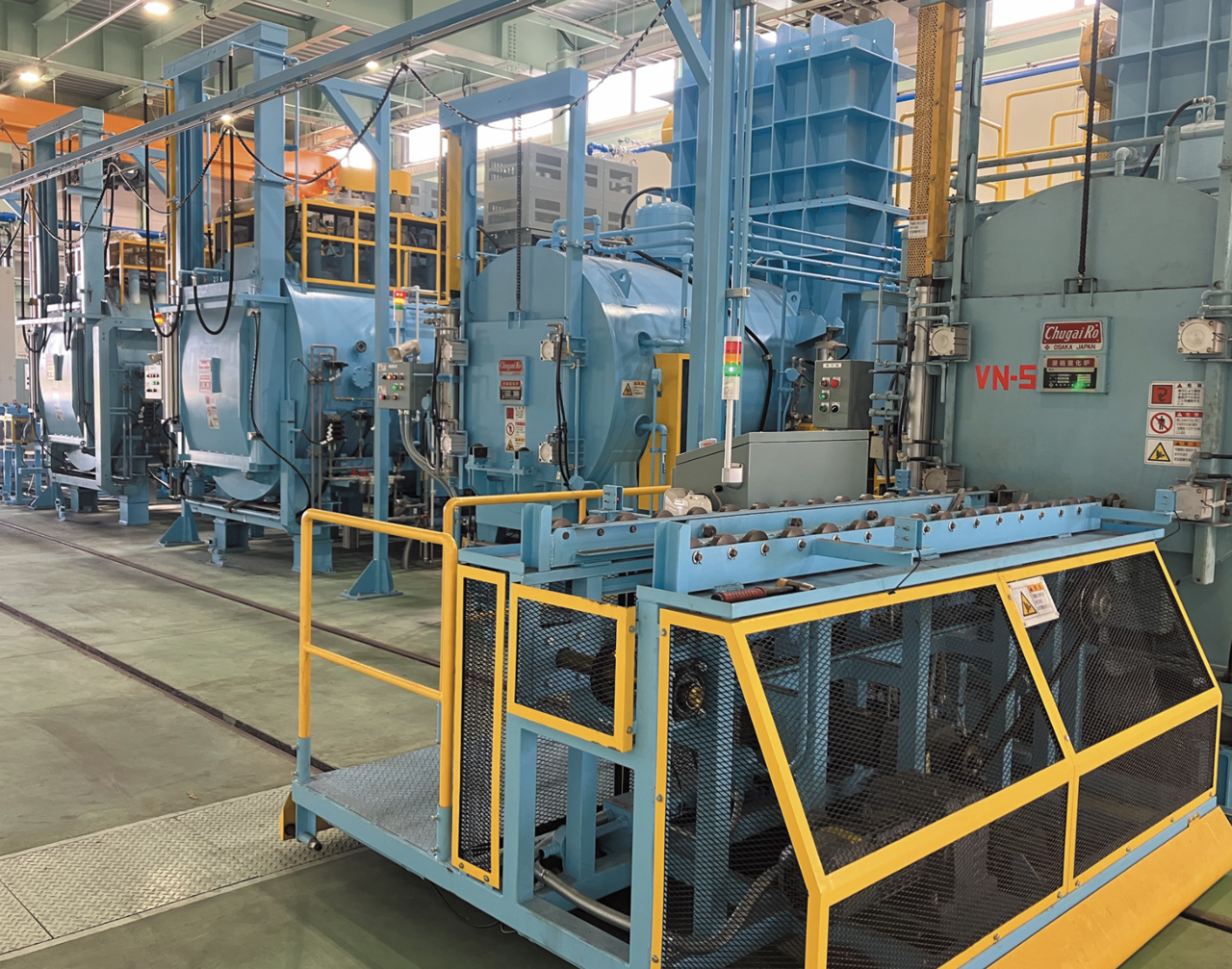 豊田工場内の窒化炉-①