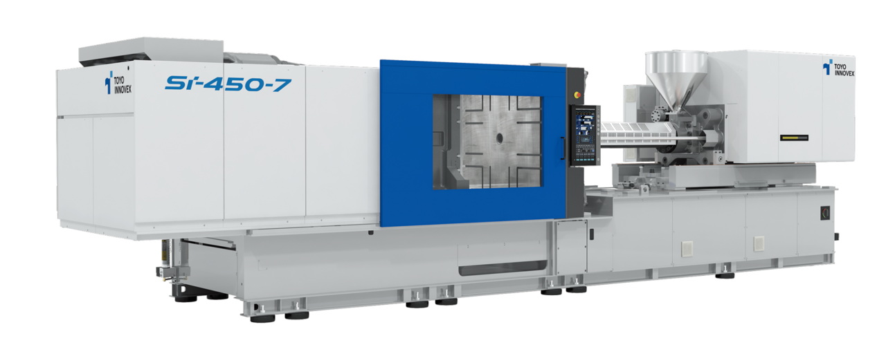 主力製品の射出成形機