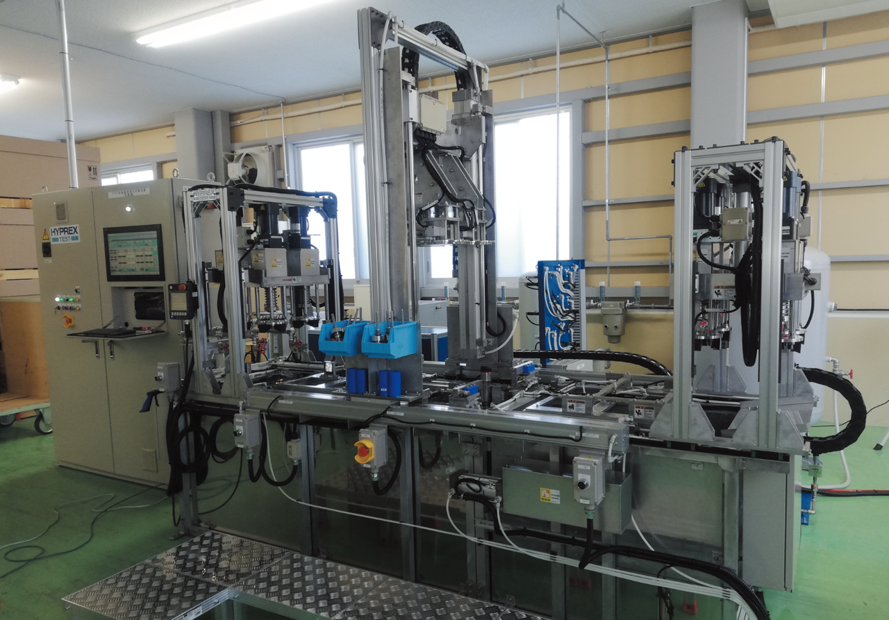 FRP容器膨張測定試験装置