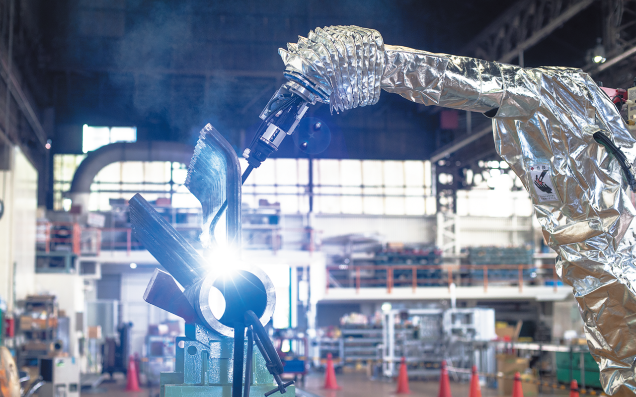 ヘッダースタブ溶接ロボットシステム