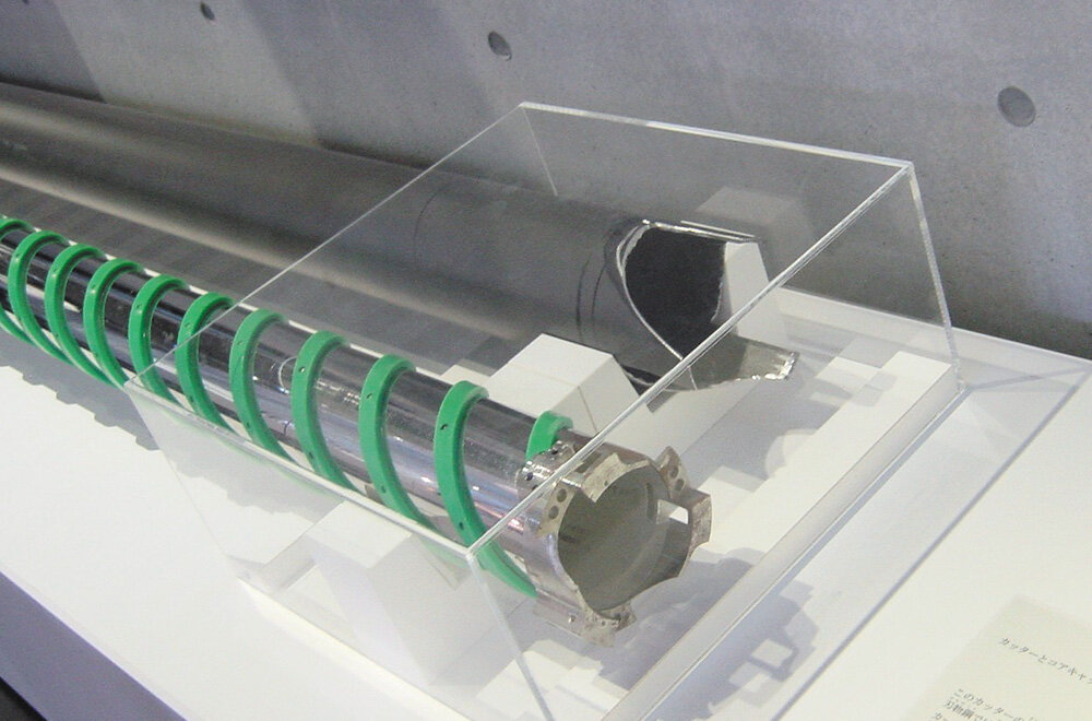 南極氷床掘削で使用されたドリル外管