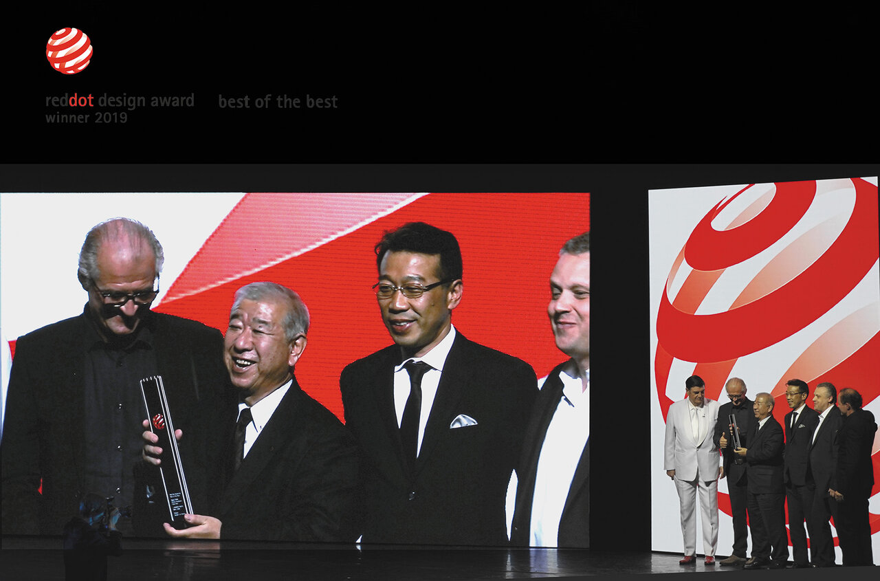 2019年レッドドットデザイン賞授賞式にて