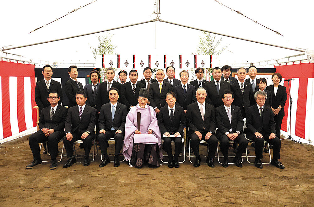 新本社 富士見工場の地鎮祭