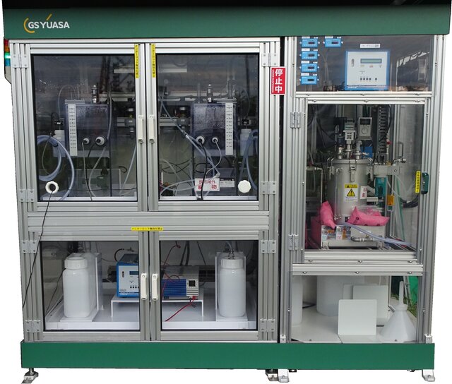 Figure 1: Small-scale demonstration unit for the CO2 separation and capture system.