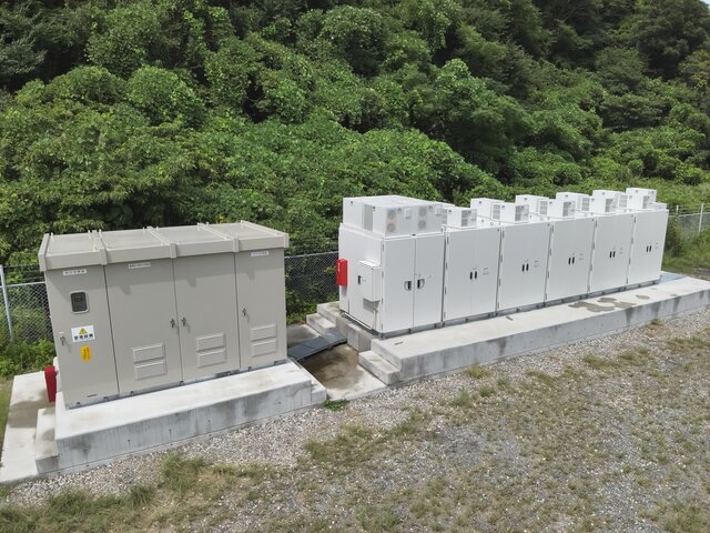 Energy Storage System Installed at Ene-Seed Nagasaki No. 2 Solar Power Plant