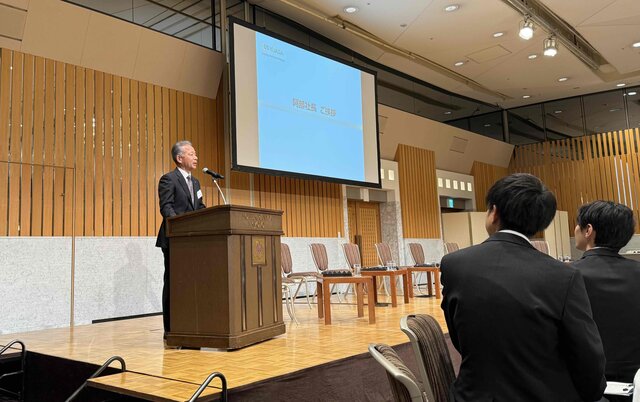 入社セレモニーの様子