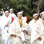沖縄県・首里城公園で琉球王国時代の祭り「百人御物参」が再現