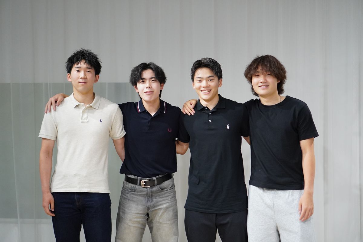 明治大学スピードスケート部 佐々木翔夢選手らにスキンケア・メイク講座を実施