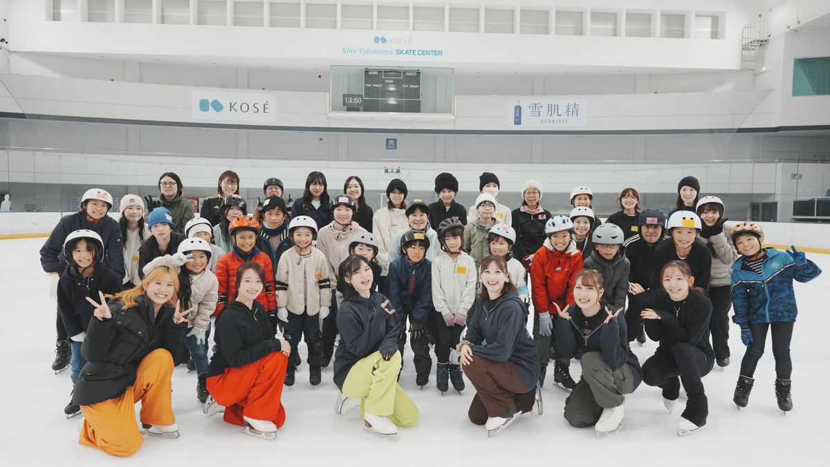 『コーセー新横浜スケートセンター』でスケート教室を開催しました!