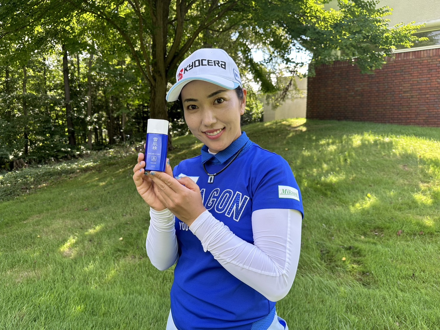 【愛用アイテムご紹介】ゴルフ笠 りつ子選手編