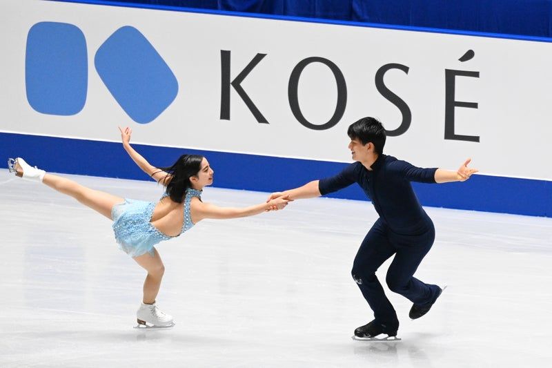 NHK杯2021 三浦璃来・木原龍一ペア インタビュー