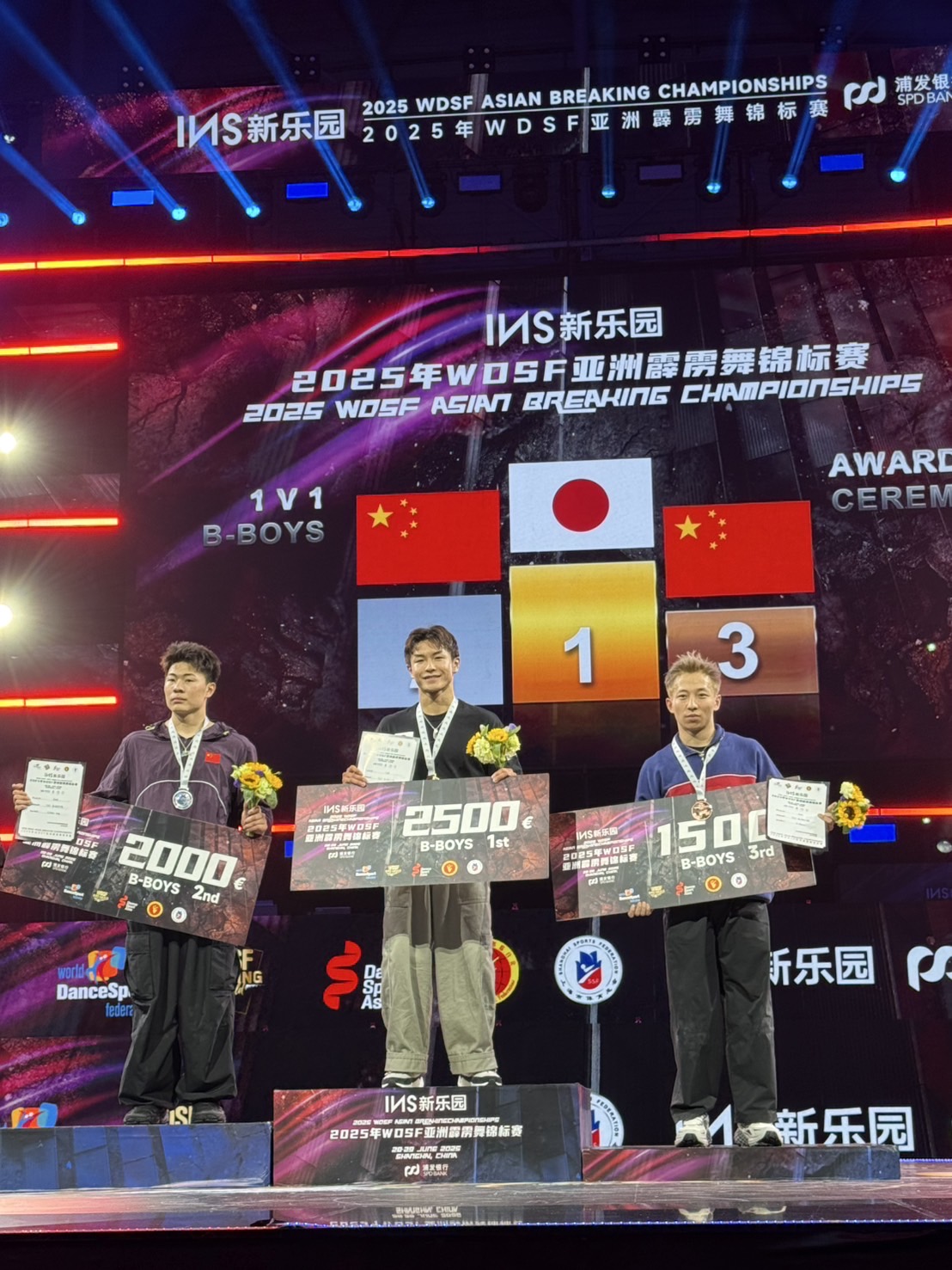 2025 WDSF アジアブレイキン選手権」にてShigekix選手が優勝しま