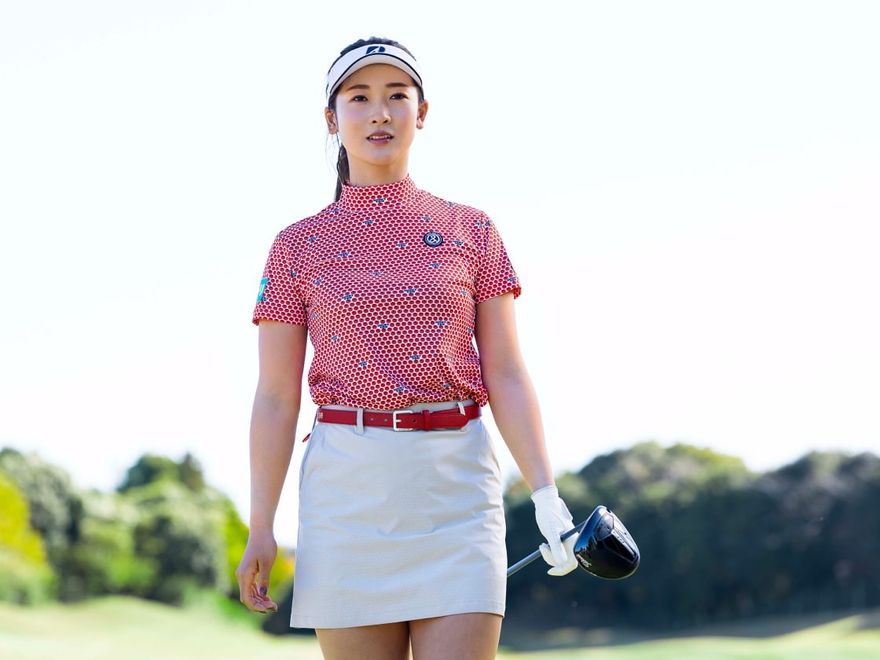 松田鈴英選手は試合中とオフで大違い？圧倒的な飛ばし屋の素顔に迫る！【女子ゴルファー質問リレー】