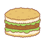 食品用無添加ラップ「ポリラップ」を利用して『ライスバーガー』を作ろう♪