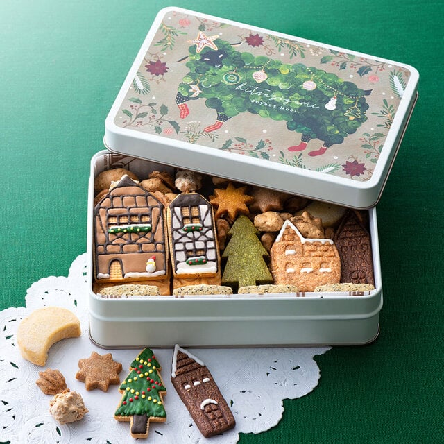 ひつじ組のクッキー缶『クリスマスの夜』11種: スイーツ・洋菓子 | スイーツ・グルメ・ギフトの通販は【婦人画報のお取り寄せ (FUJINGAHO SHOP)】 (153815)