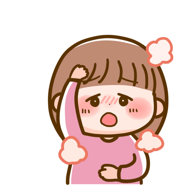 【医療・病気・症状】発熱・熱を出している子どものフリーイラスト | フタバのフリーイラスト (153850)