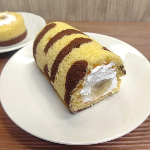 かわいい鬼のパンツ柄ロールケーキ
